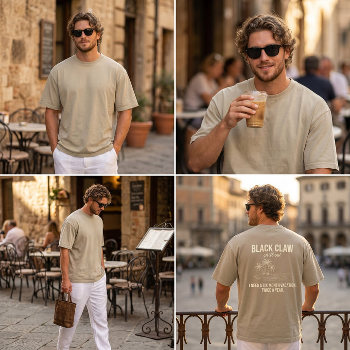 BLACK CLAW Chill Out Garment Dye Tee