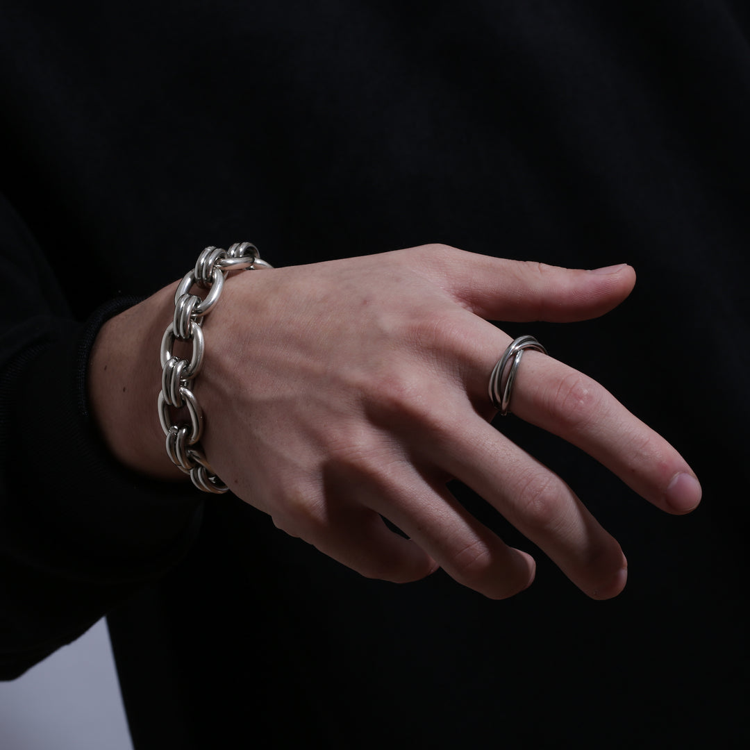 316L Triple Ring Silver
