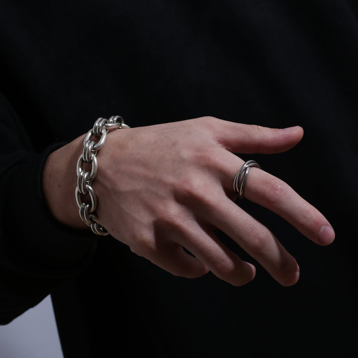 316L Triple Ring Silver