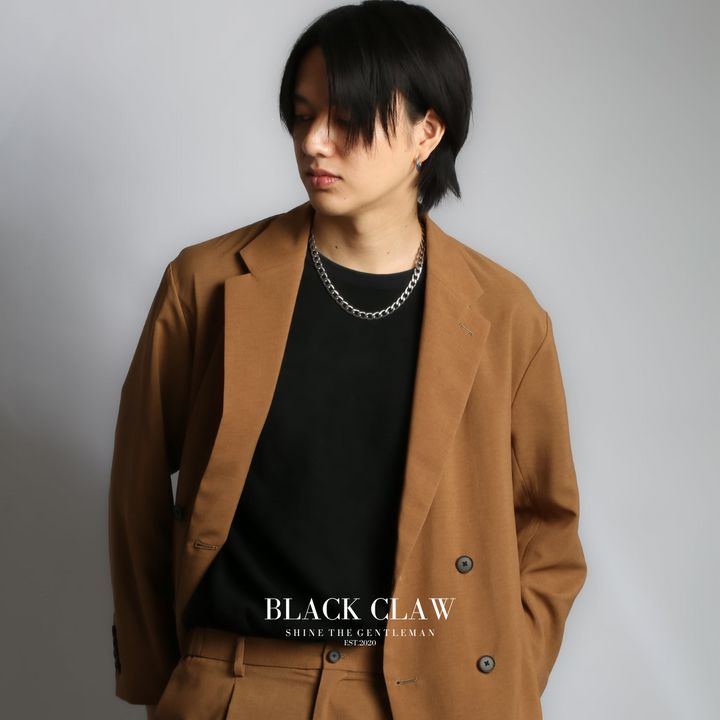 316L chain necklace-【SILVER】