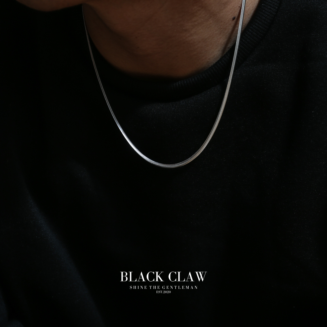 S925 Snake Necklace 【B&C】