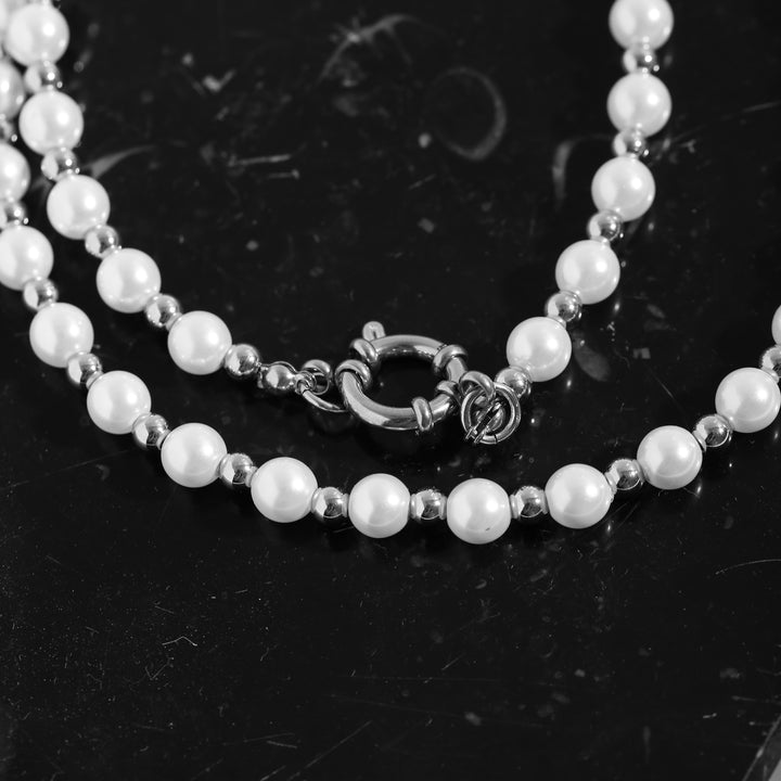 316L Pearl Chain Necklace [B&C]