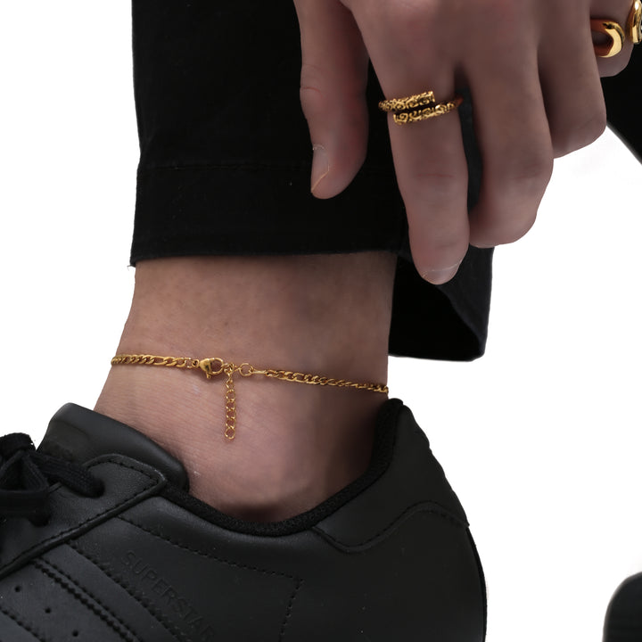 316L Figaro Anklet GOLD