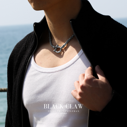 316L Horseshoe Chain Necklace【SILVER】