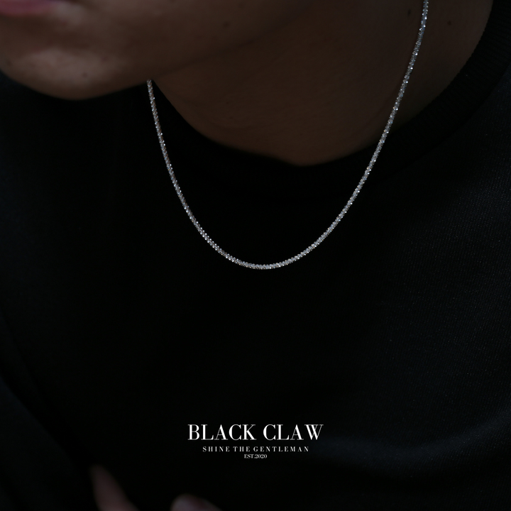 S925 Popcorn Necklace 【B&C】