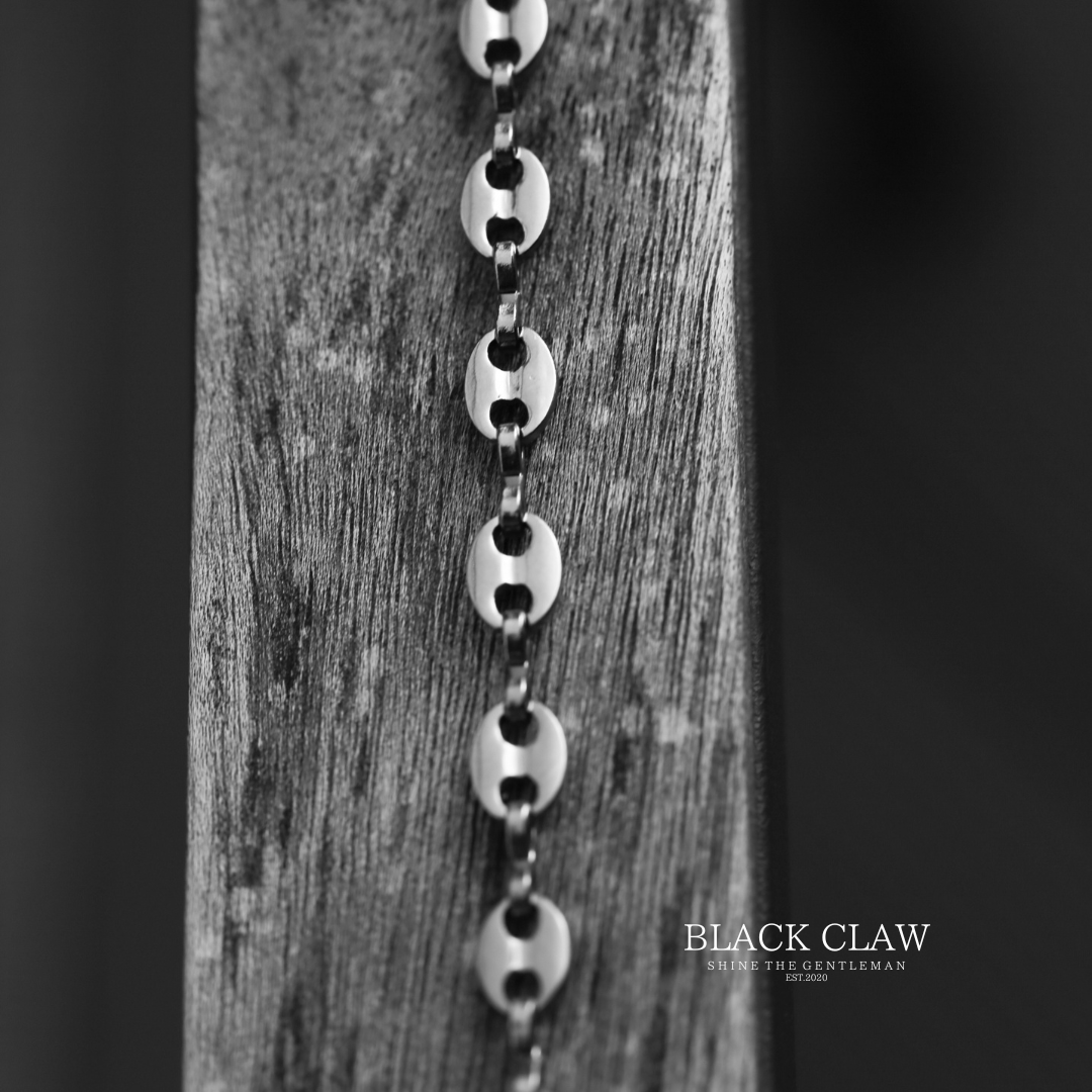 Curves Chain  Bracelet 【SILVER】