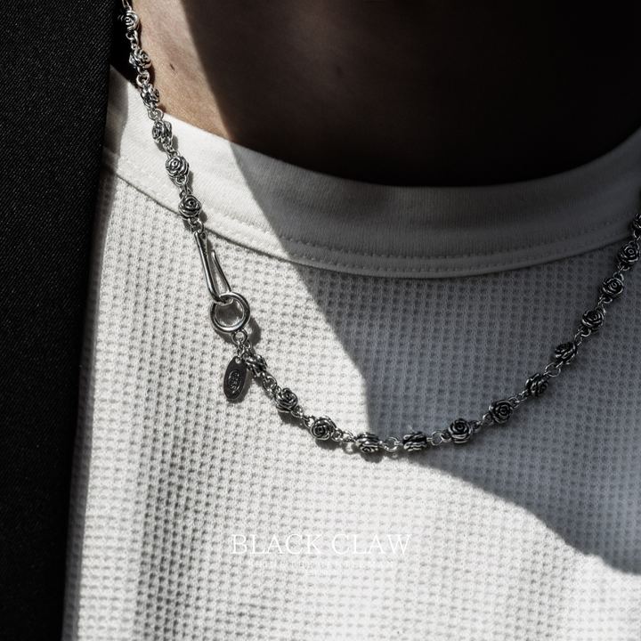 s925 Rose Necklace 【B&C】