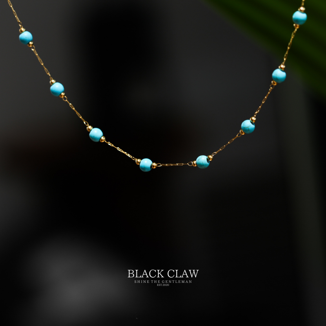 Turquoise Accent Necklace　【Turquoise Blue】