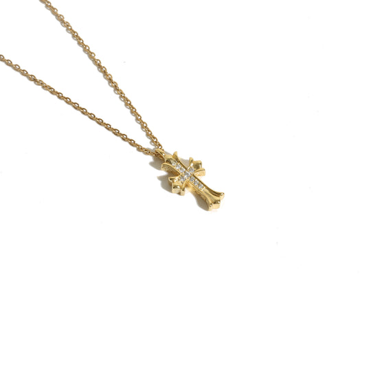 Hawaiian Cross Necklace Gold