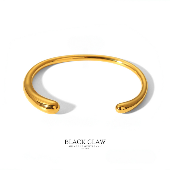 316L smooth Bangle 【Gold】