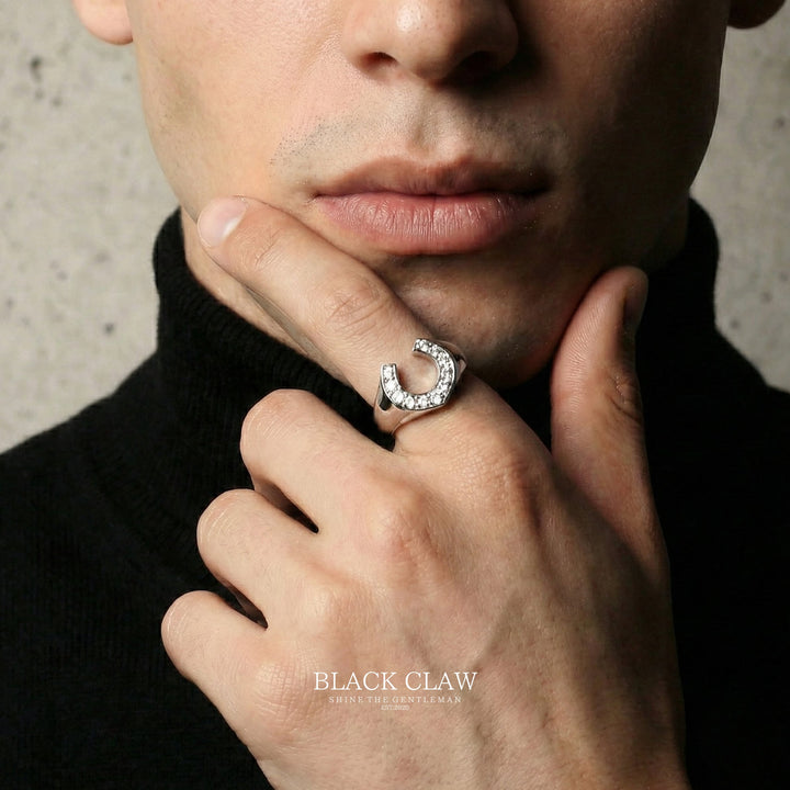 316L Horseshoe Ring【B&C】