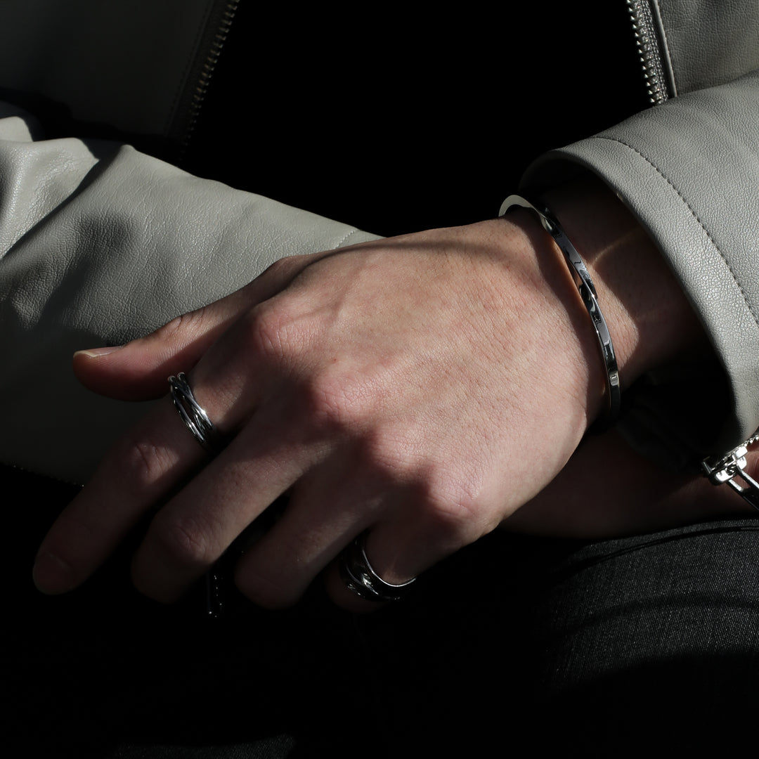 316L Triple Ring Silver