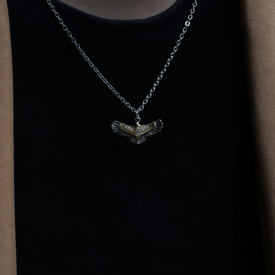 Zirconia Hawks Necklace