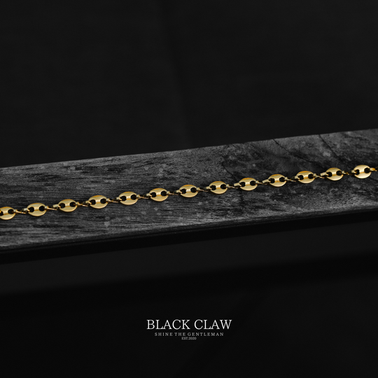 Curves Chain  Bracelet 【GOLD】