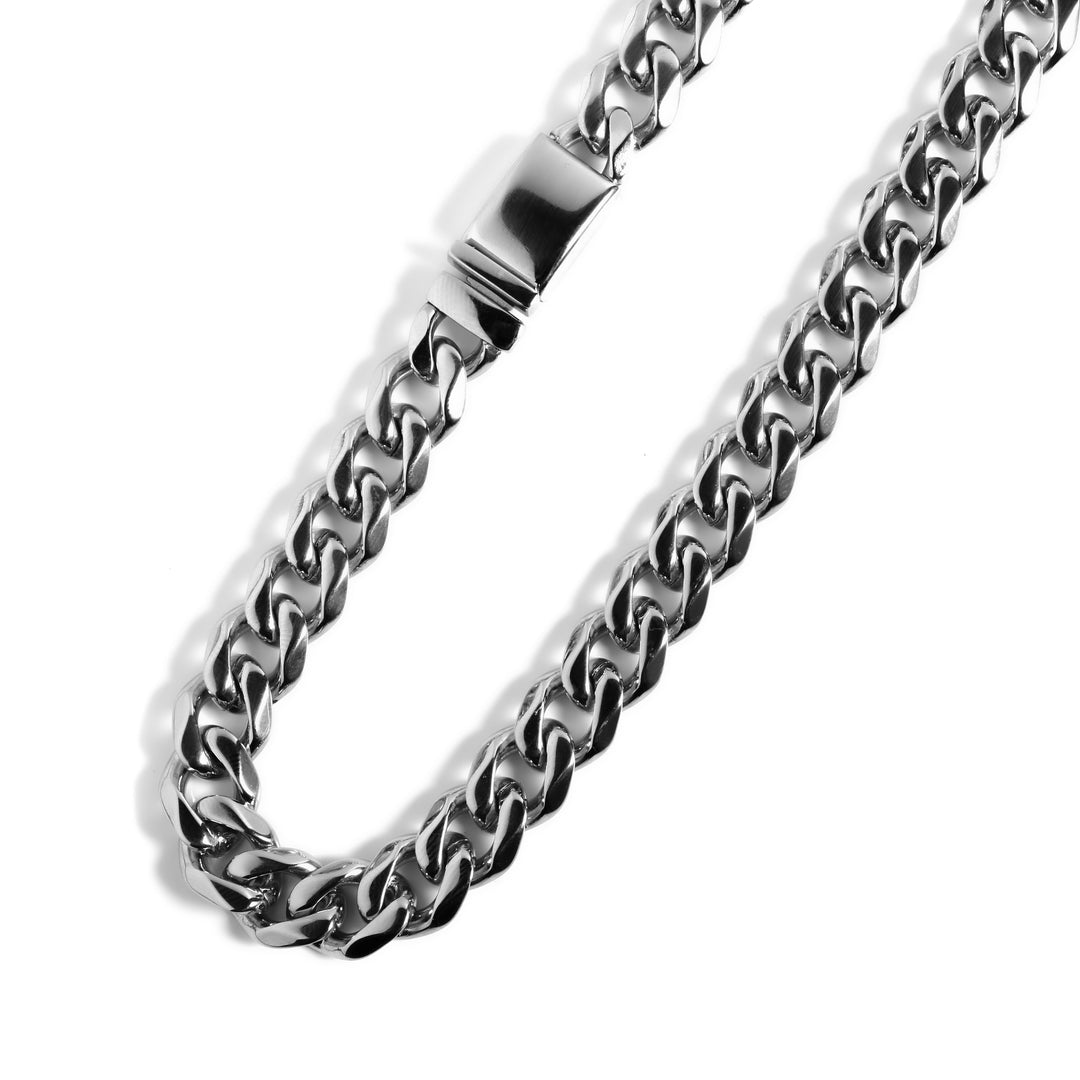 【8mm】316L Flat Link Chain  Necklace