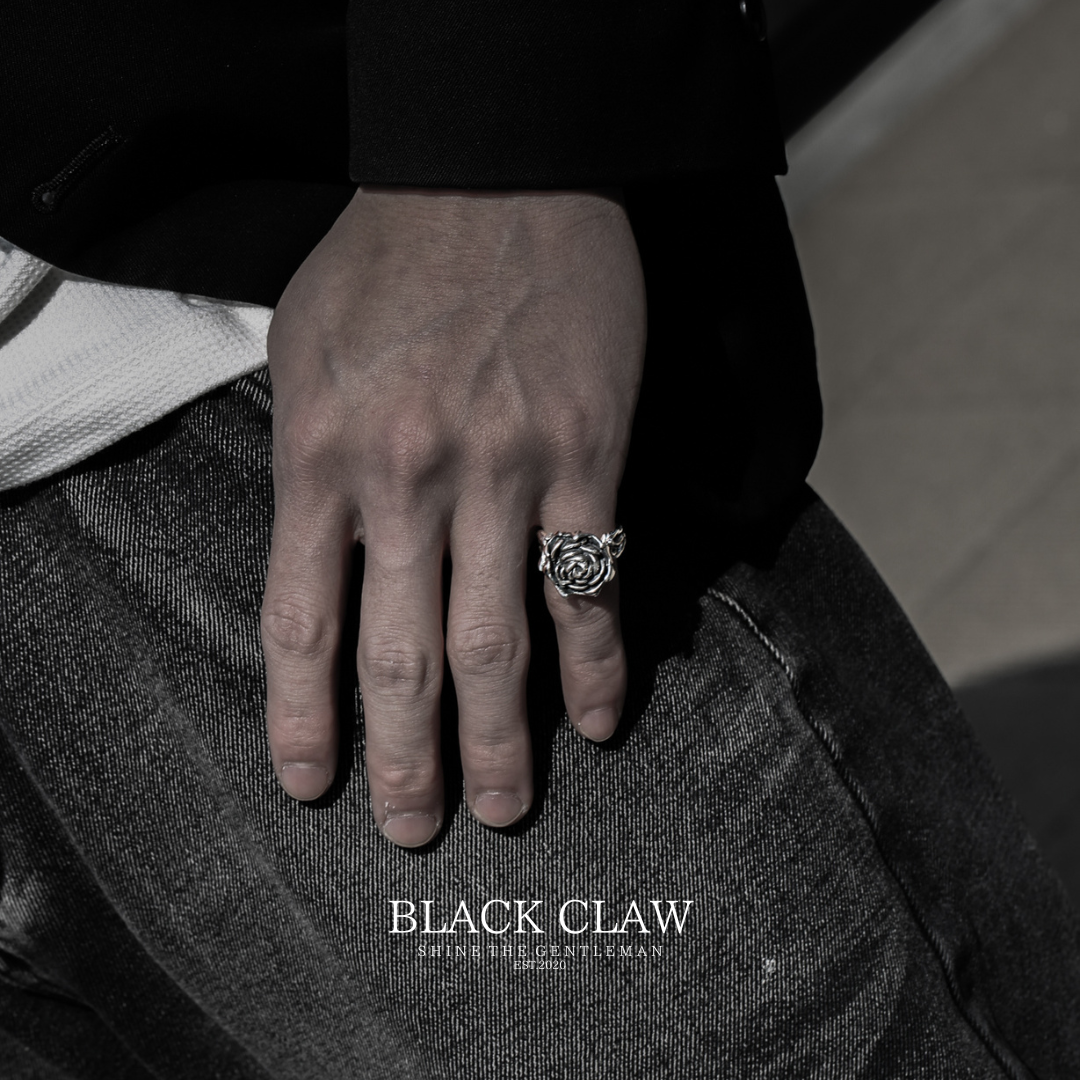 S925 Rose Ring『B&C』