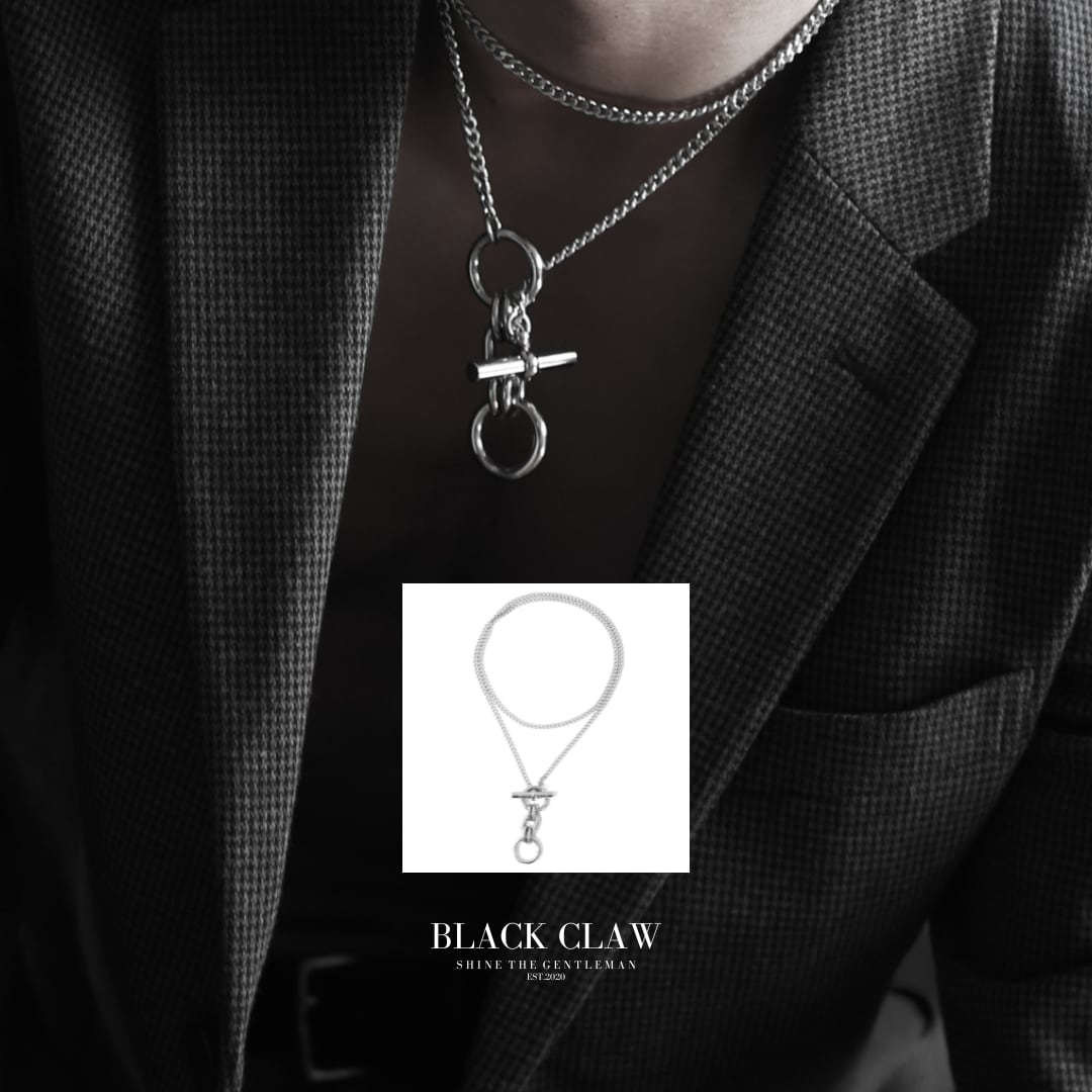 316L マンテルチェーンネックレス | メンズ ステンレス | BLACK CLAW