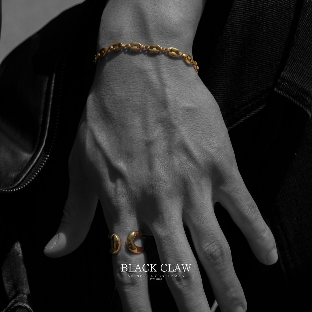Curves Chain  Bracelet 【GOLD】