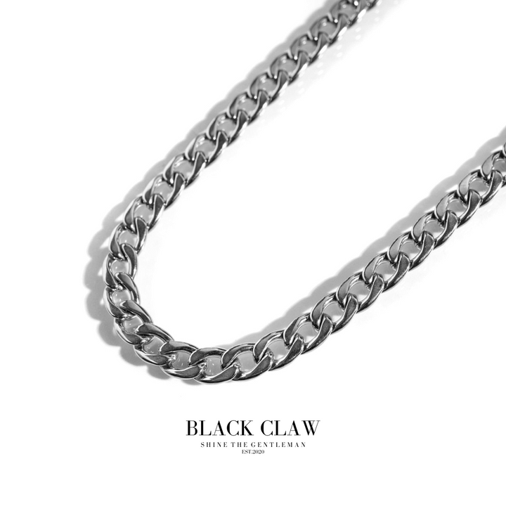 316L chain necklace-【SILVER】