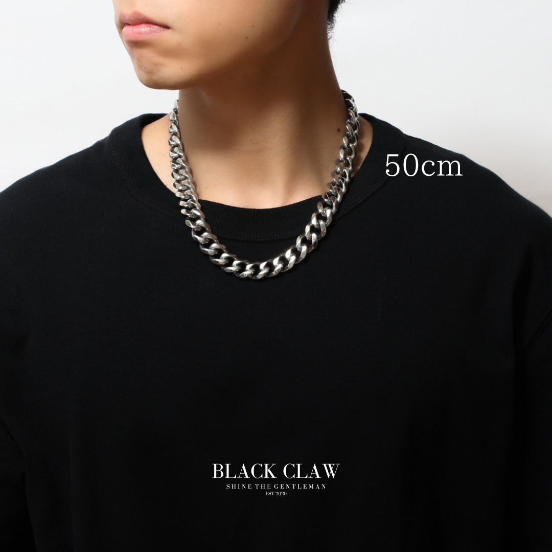 【15mm】316L Flat Link Chain  Necklace