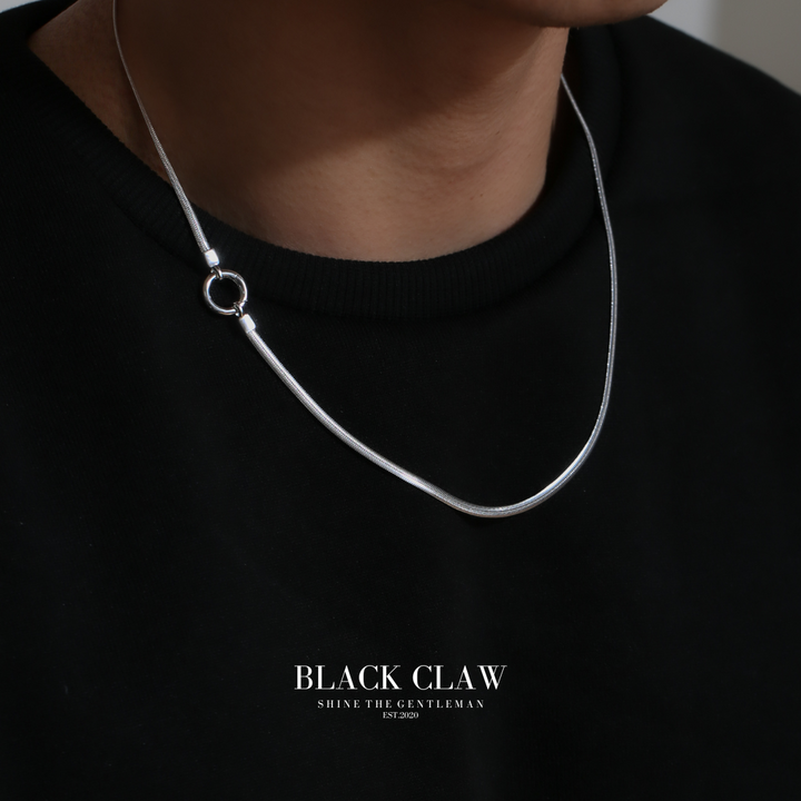 S925 Snake Necklace 【B&C】
