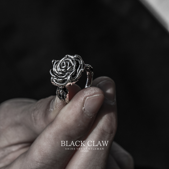 S925 Rose Ring『B&C』