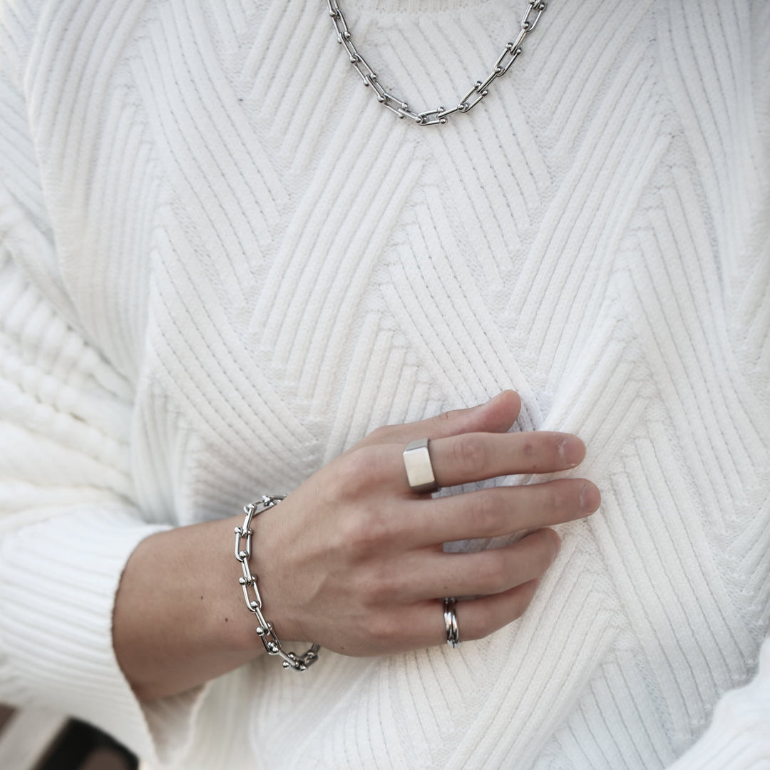 316L U Chain  Necklace 【B&C】