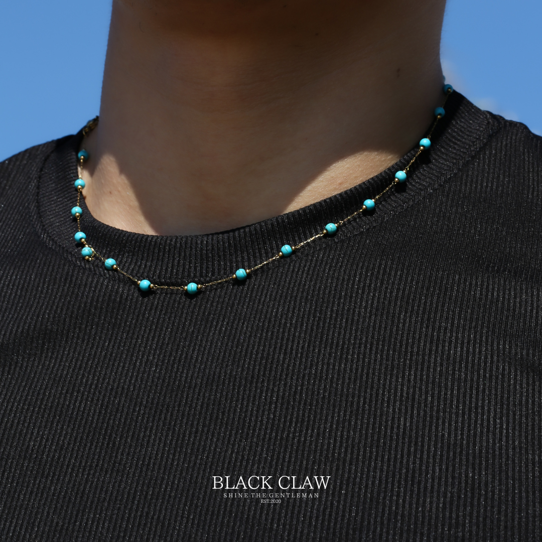 Turquoise Accent Necklace　【Turquoise Blue】