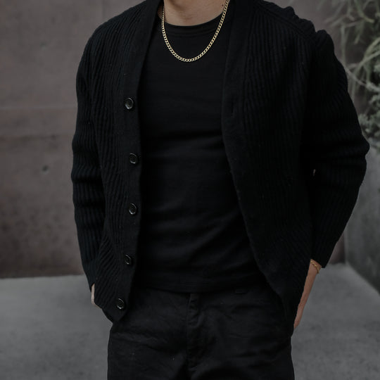 316L chain necklace-【GOLD】