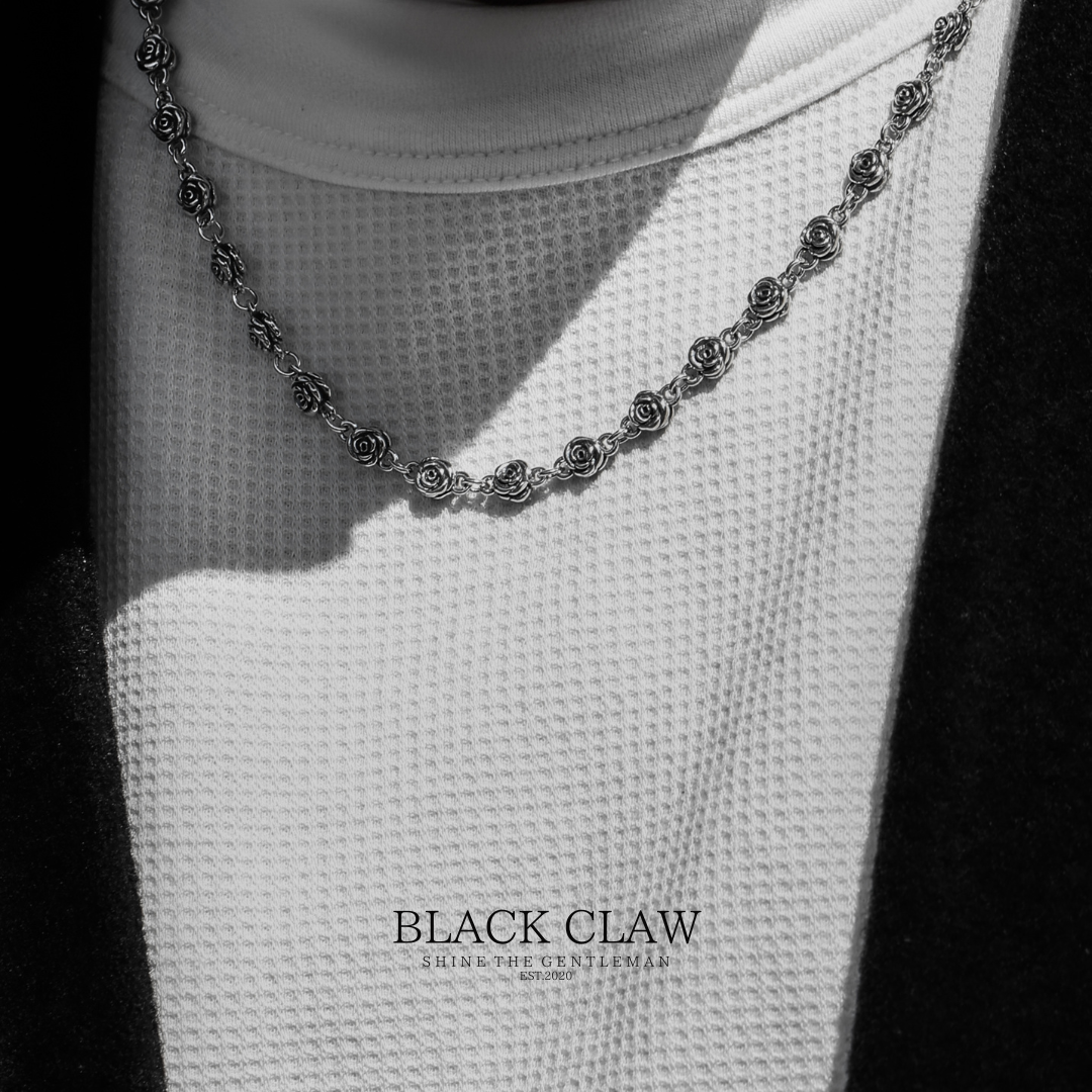 s925 Rose Necklace 【B&C】