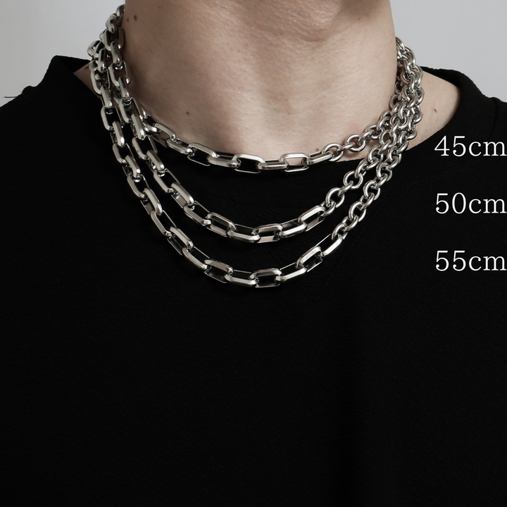 2Types of Chains Necklace B&C