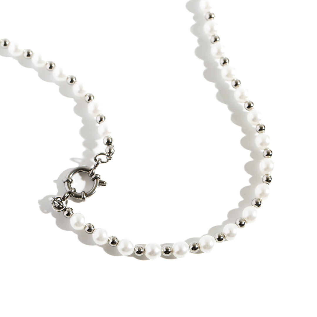 316L Pearl Chain Necklace [B&C]