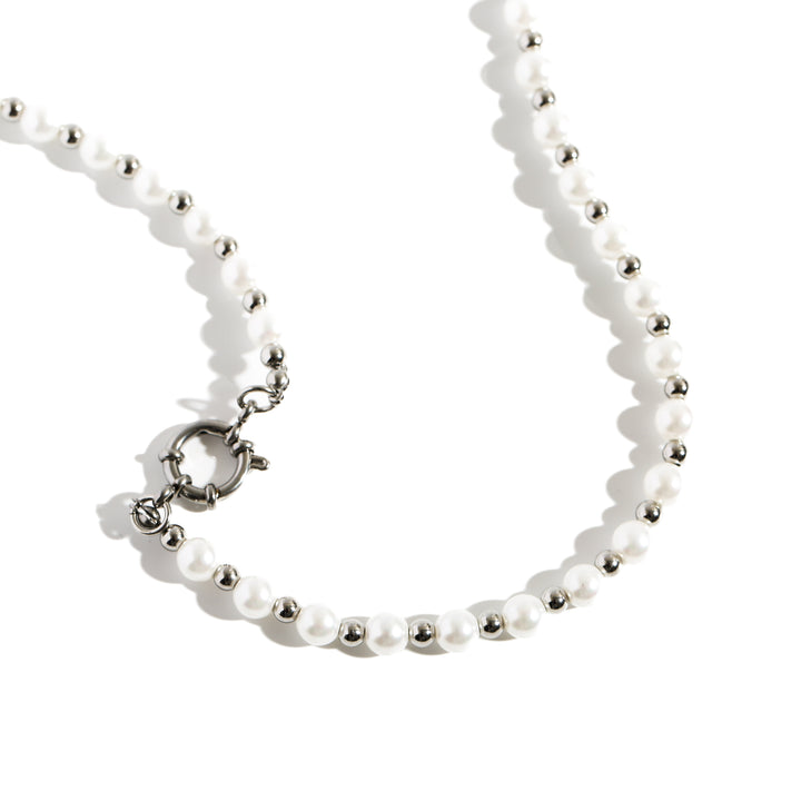 316L Pearl Chain Necklace [B&C]
