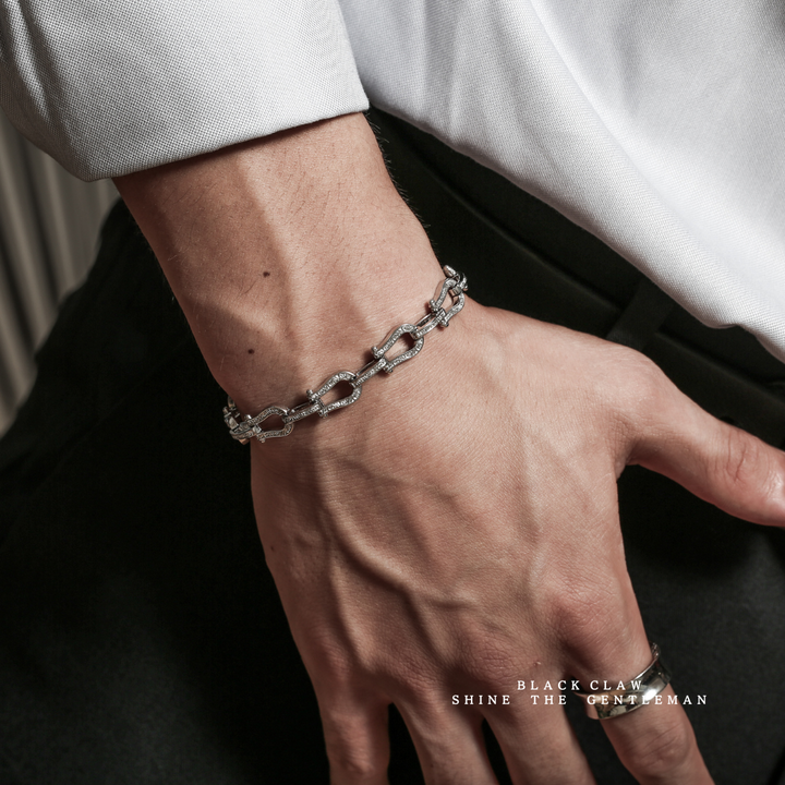 s925 Horseshoe Bracelet