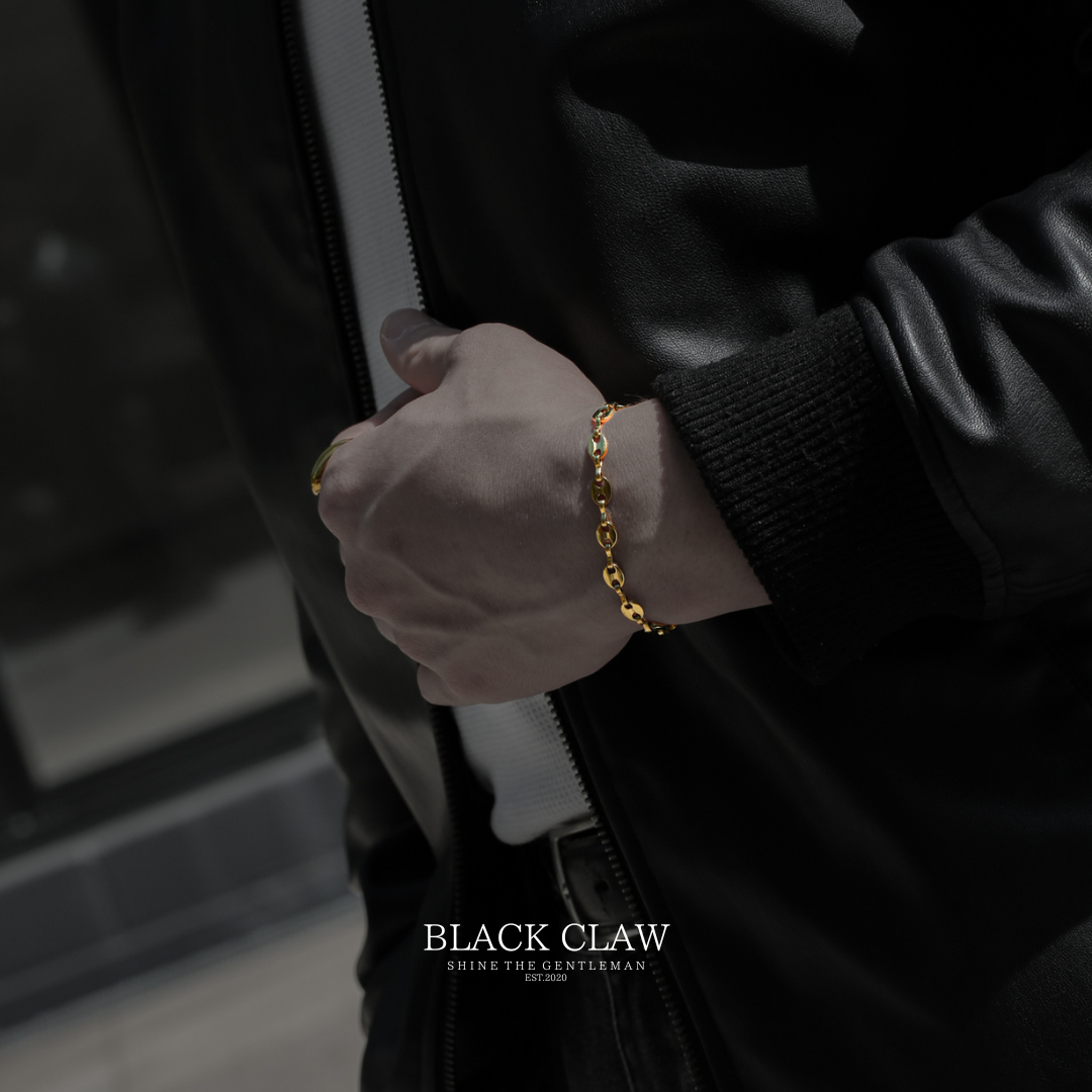 Curves Chain  Bracelet 【GOLD】