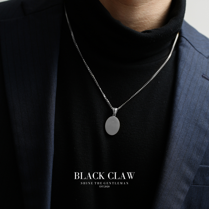 316L Maria Coin Necklace【Bicolor SILVER】