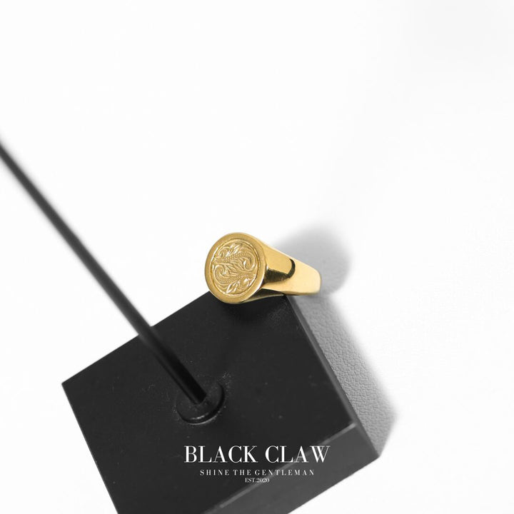 Hawaiian Signet Coin Ring 【GOLD】