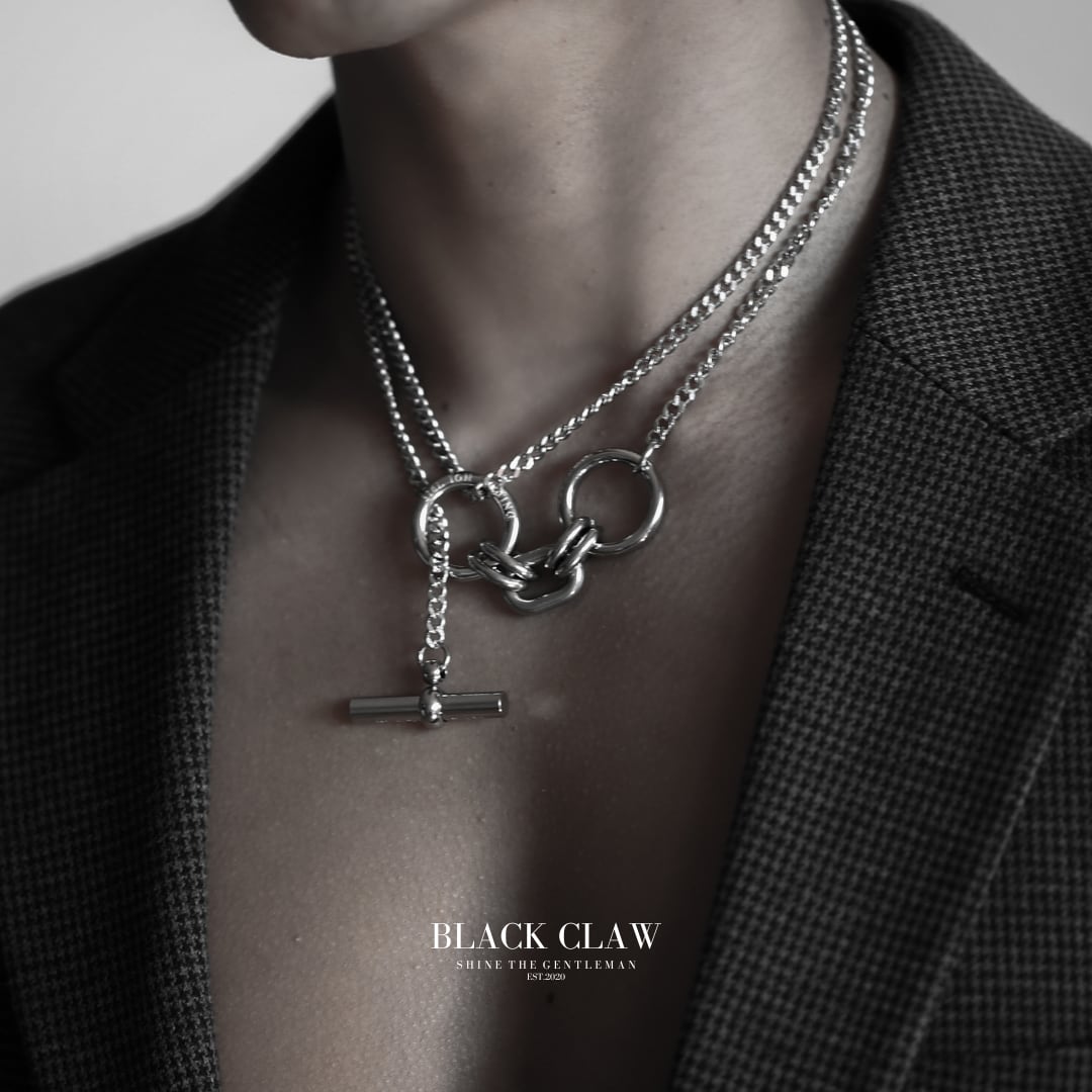 316L マンテルチェーンネックレス | メンズ ステンレス | BLACK CLAW