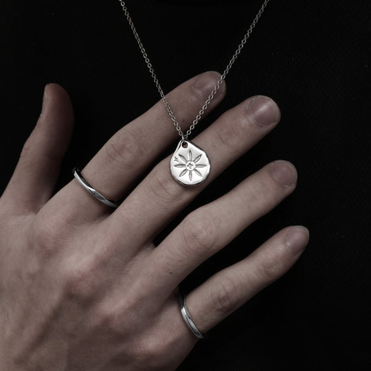 316L Hawks Coin Necklace