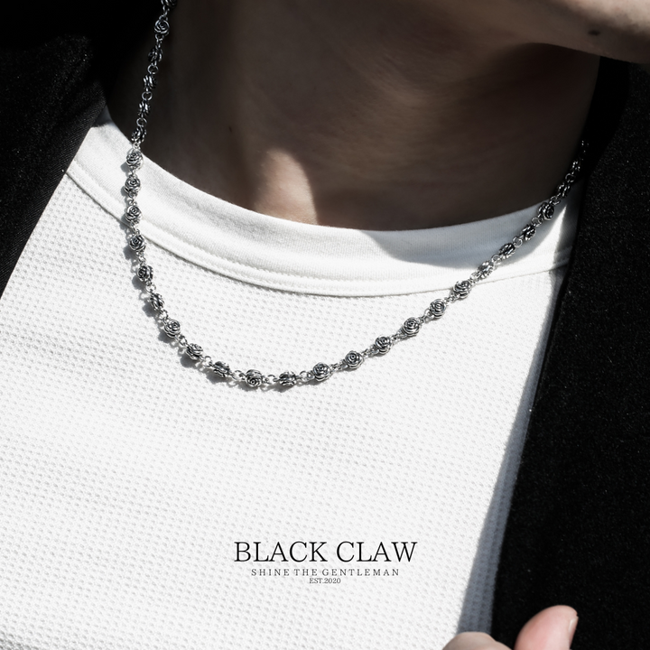 s925 Rose Necklace 【B&C】