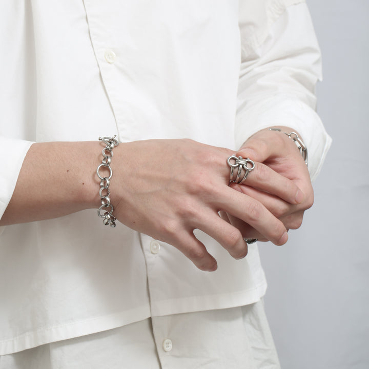 316L Double Ω Type Ring