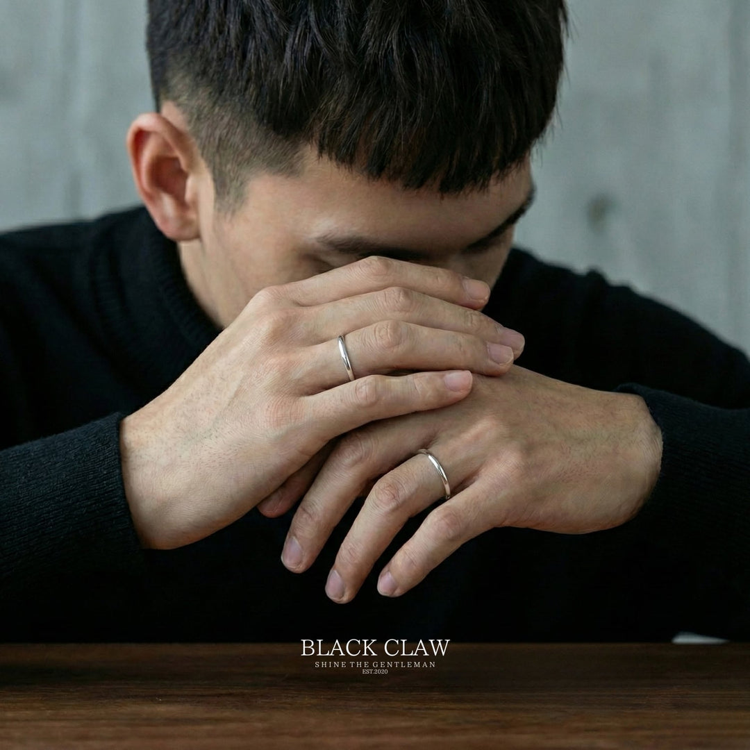 【BLACK CLAW】S999 Silver Pair Ring