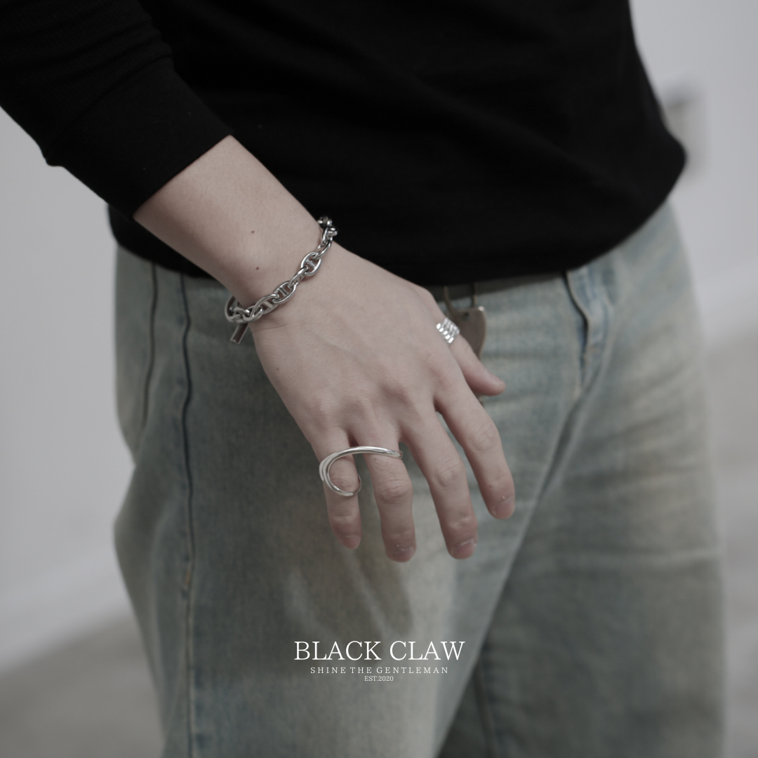 S925 Double Ring / 【B&C】