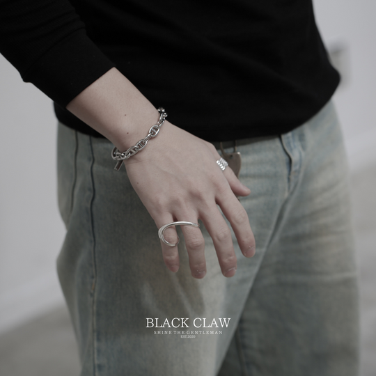 S925 Double Ring / 【B&C】