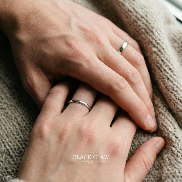 【BLACK CLAW】S999 Silver Pair Ring
