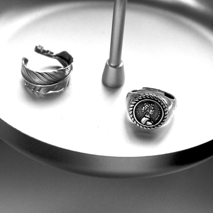 S925 Feather Ring