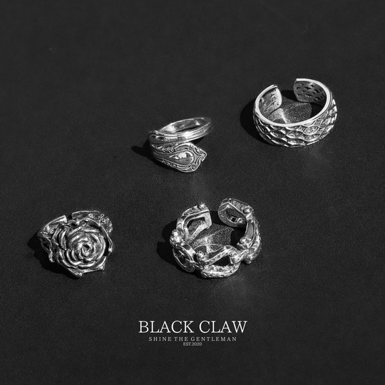 S925 Rose Ring『B&C』
