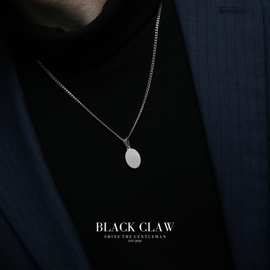 316L Maria Coin Necklace【Bicolor SILVER】