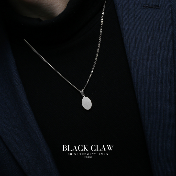 316L Maria Coin Necklace【Bicolor SILVER】