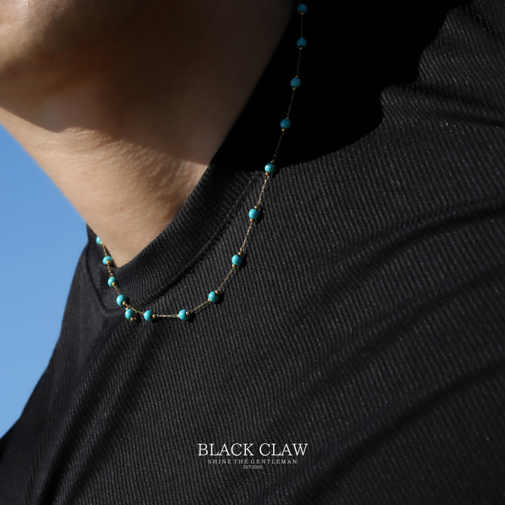 Turquoise Accent Necklace　【Turquoise Blue】